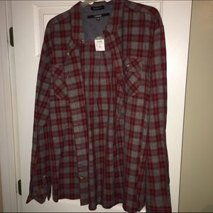 NWT - Plaid Button Down