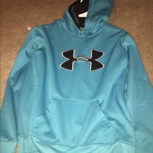 Under Armour sweatshirt.