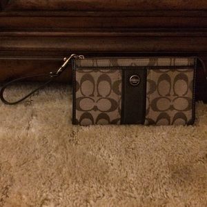 Authentic Coach wristlet