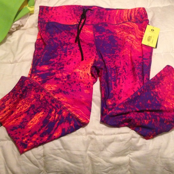 Colorful workout pants!