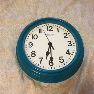 Teal clock