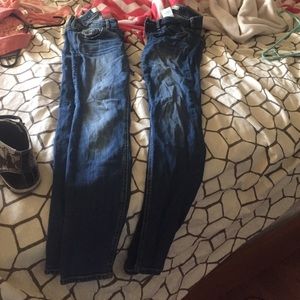 2 pairs of Hollister jeans
