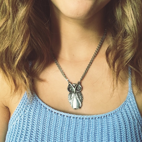 Silver Spoon Jewelry Owl Necklace