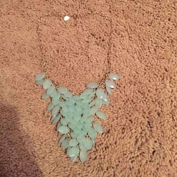 Teal necklace