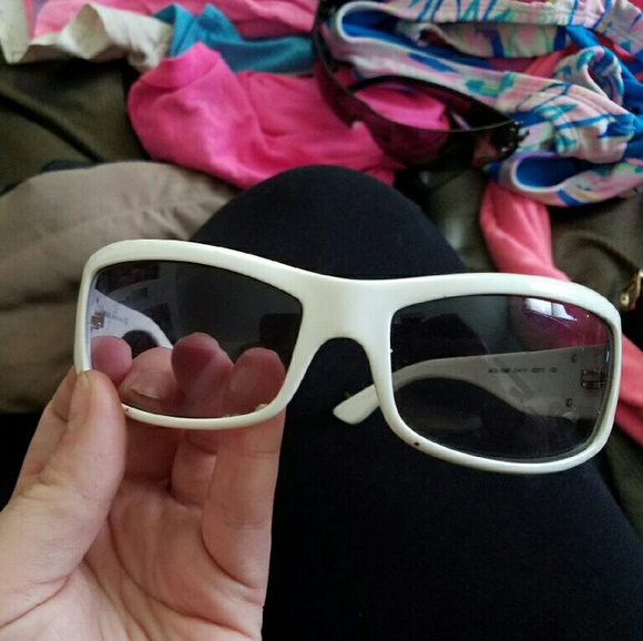 White Versace glasses