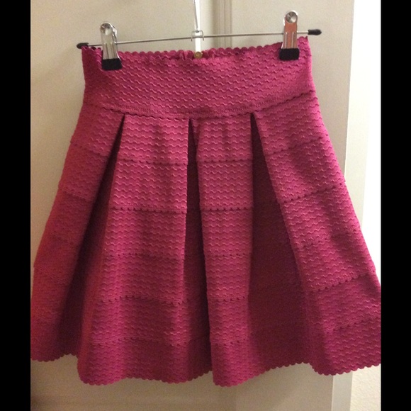 Magenta Bandage Skirt
