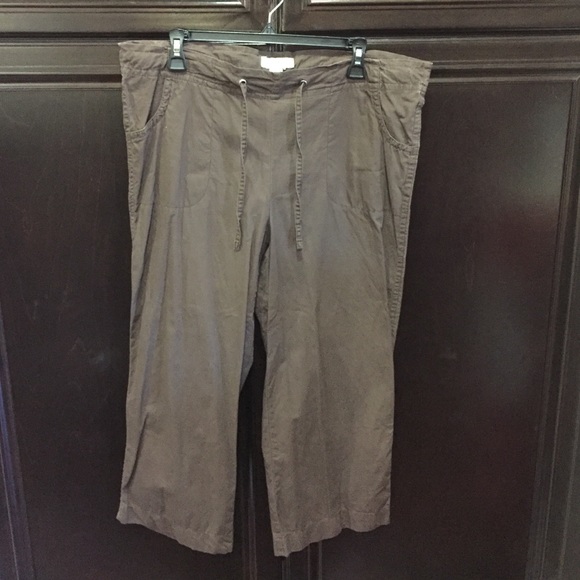 Cherokee Drawstring Pants in Brown