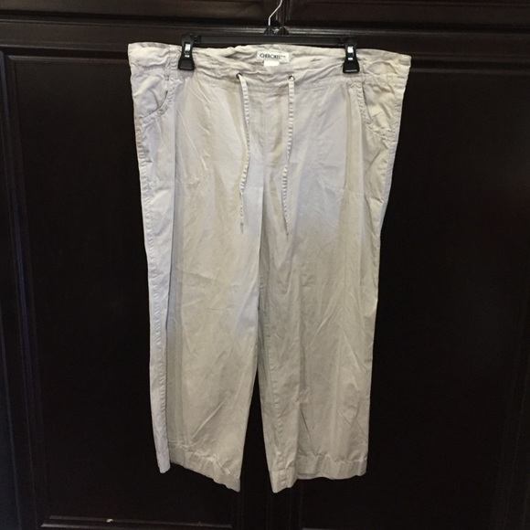 Cherokee Drawstring Pants in Beige