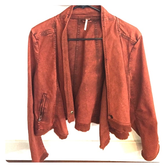 NEVER WORN Free People Moto jacket