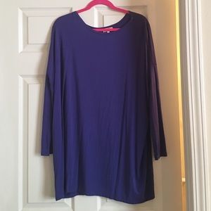 Long sleeve shift dress