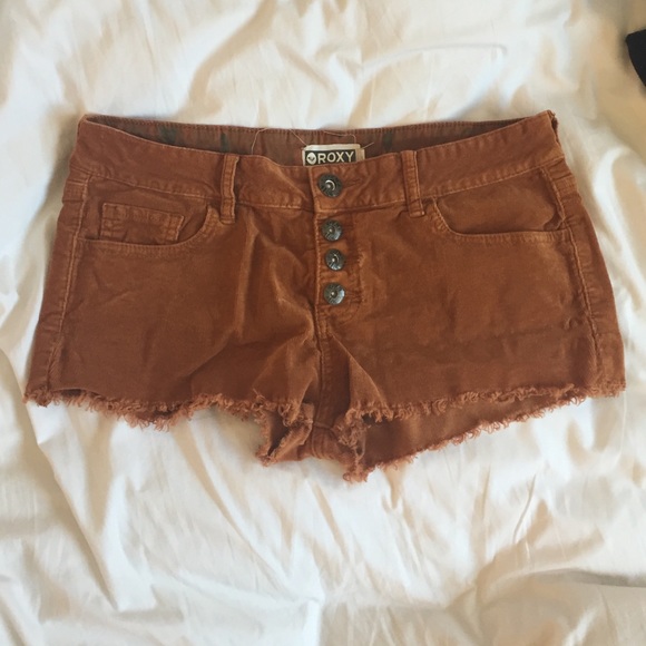 Burnt Orange colored shorts
