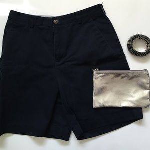 Navy Blue High Waisted Shorts- Size 4