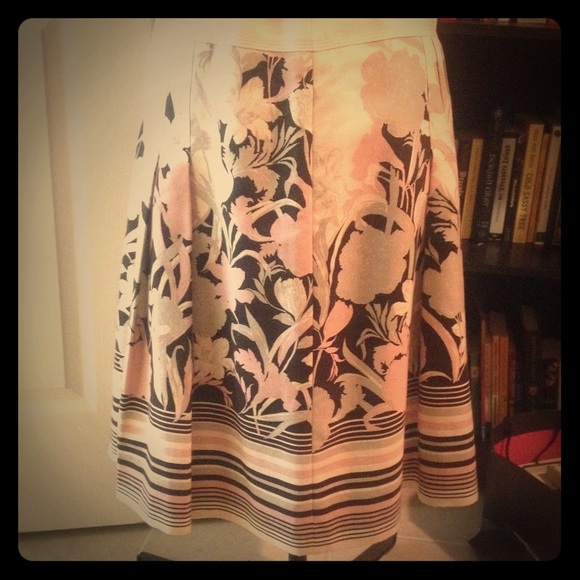 Ann Taylor Vintage Floral Print Skirt