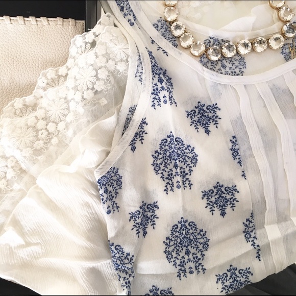 ✳️Sleeveless tunic top with extended ruffle lace - Picture 4 of 4