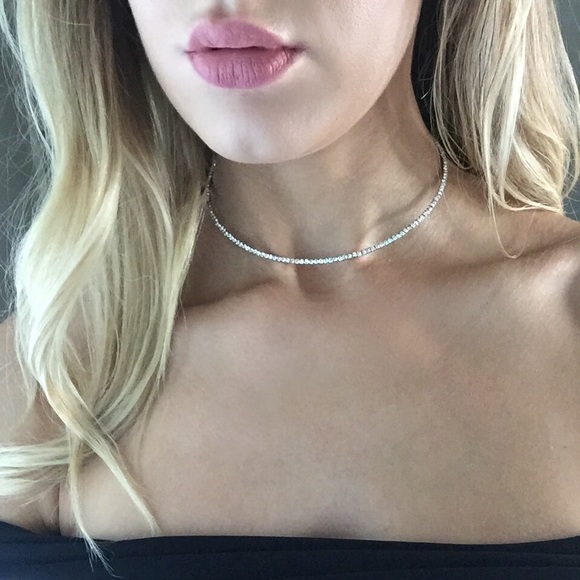 {Last One}-Crystal Collar Necklaces- - Picture 2 of 3