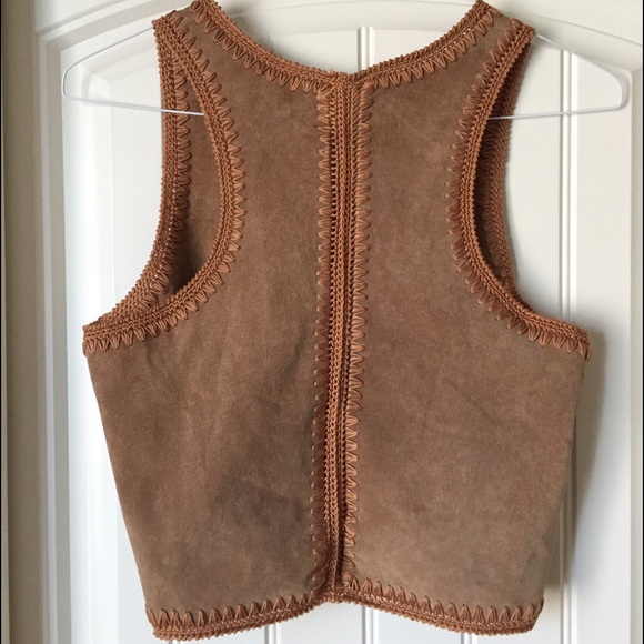 Leather laced top - Picture 3 of 3