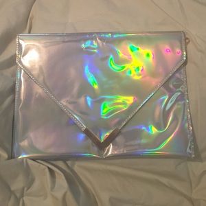 Large holographic 90s clutch /purse 💓👽