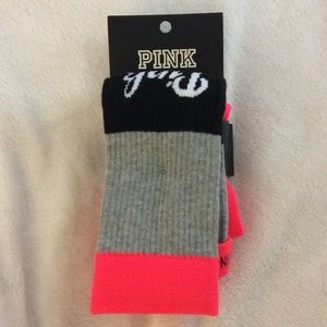 PINK knee high socks