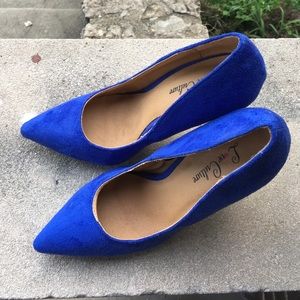 Blue Love Culture Heels