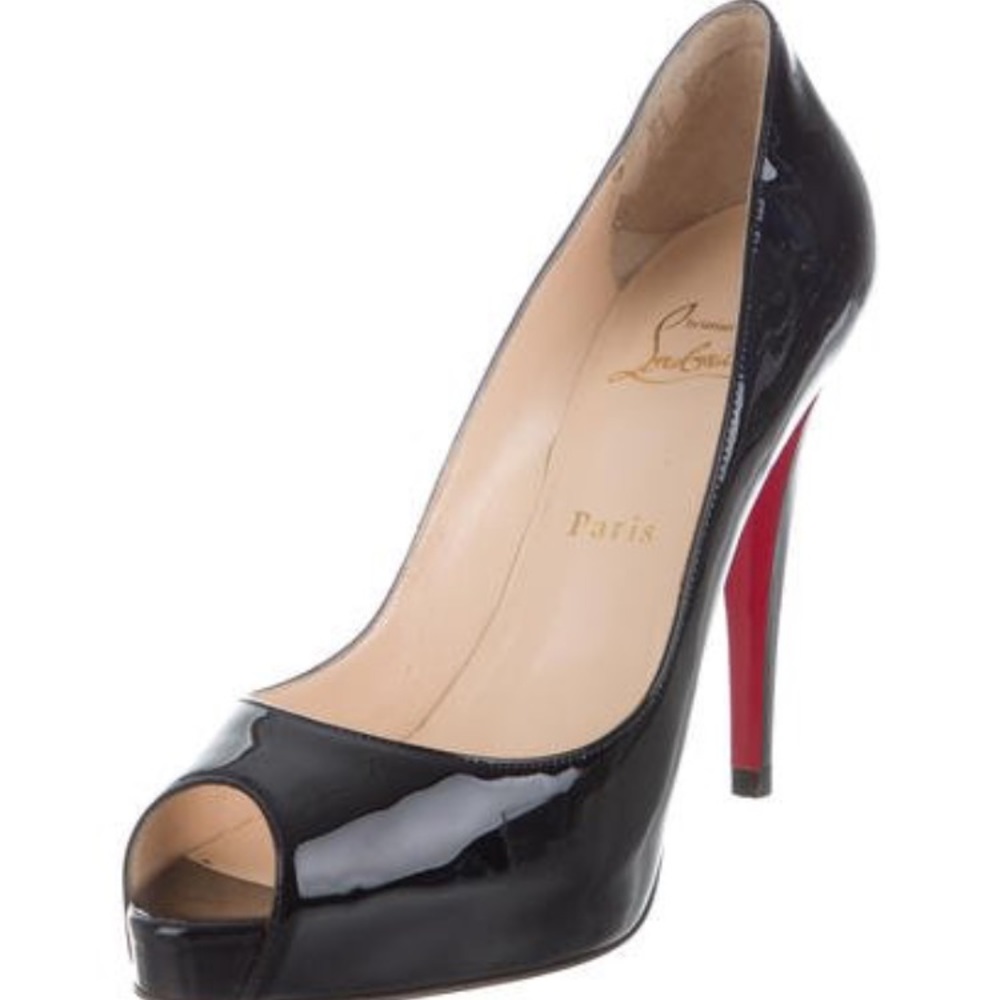 Christian Louboutin Very Prive Patent Calf 41 blk
