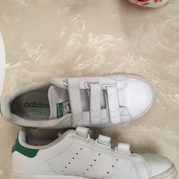 Adidas Originals Stan Smith Green Velcro