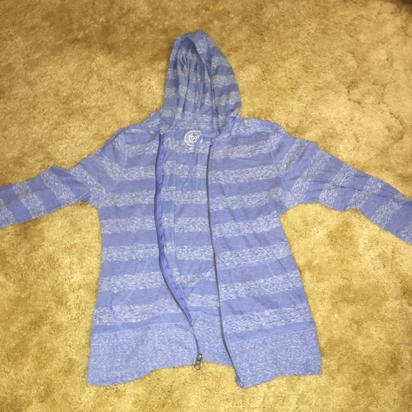 Striped Zip Up