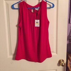 Red Calvin Klein top