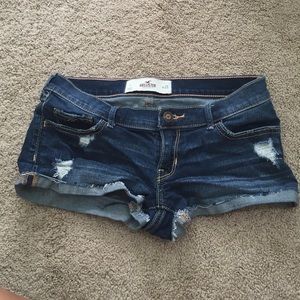 Hollister Dark Wash Shorts