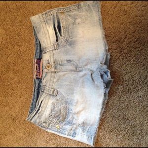 Wallflower jean shorts