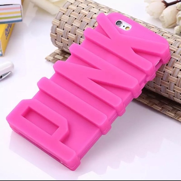 3D pink silicon iPhone case not pink - Picture 2 of 3