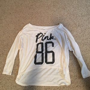 PINK quarter sleeve shirt