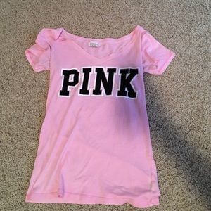 PINK xs short sleeve tee