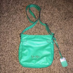 Beautiful emerald green crossbody bag