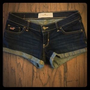 Hollister jean shorts size 1