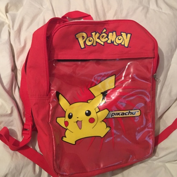 Large pikachu Pokemon backpack ❤️ vintage 90s