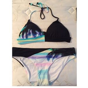 Victoria Secrets Bikini Set Palm Trees