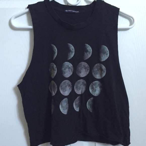 Brandy Melville Moon Phase Muscle Tee