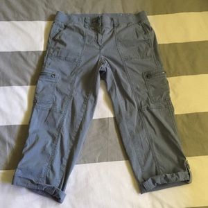 Ann Taylor Loft original crop cargo pants