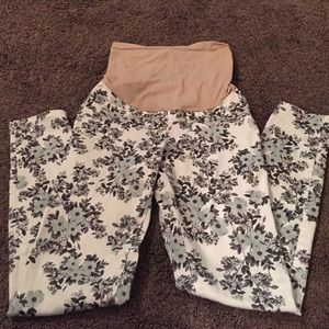 Floral Maternity Pants