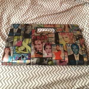 Vogue magazine clutch purse