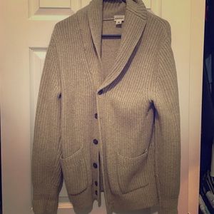 Men's quilt cardigan