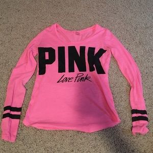 Long sleeve PINK tee