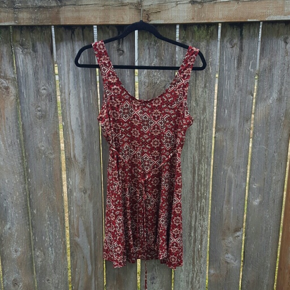 NWOT Boho Pattern Mini Dress - Picture 3 of 3