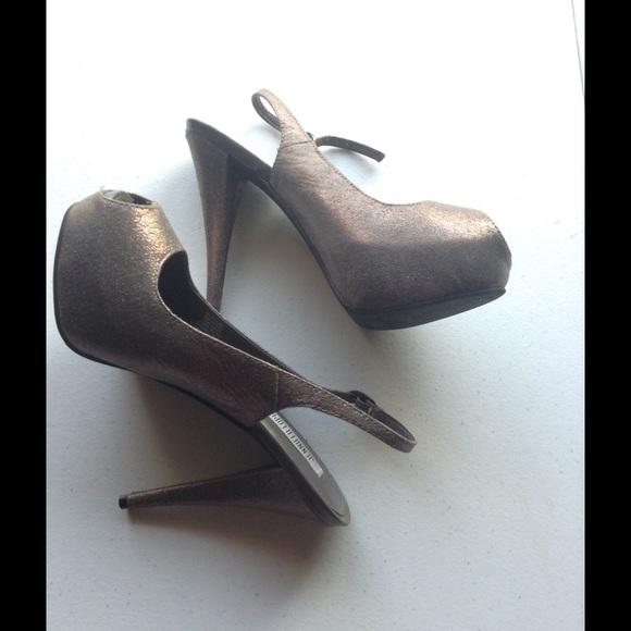 💗JENNIFER LOPEZ Peep Toe Slingback - Picture 2 of 3