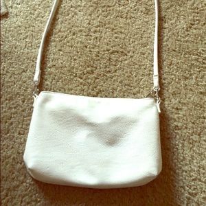 H&M white shoulder bag