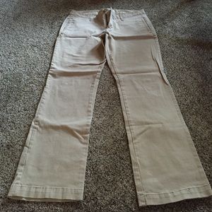 Khaki dress pants.
