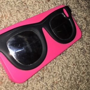 PINK sunglasses iphone 5 case