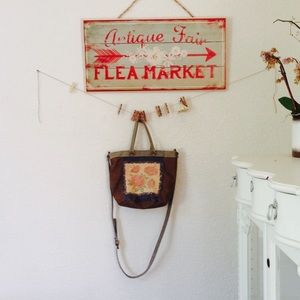 Free People Rose Tapestry Bag