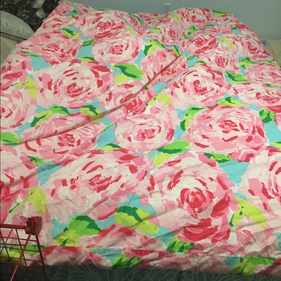 Lily Pulitzer first impression queen duvet RESERVE