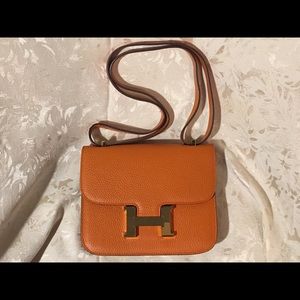 Leather messenger/cross body bag